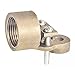 1 Pc, 3/4 In. Threaded Conduit Grounding Hub - Bronze Hub w/Steel Screws to Connect Rigid Conduits to Water Pipes for Grounding