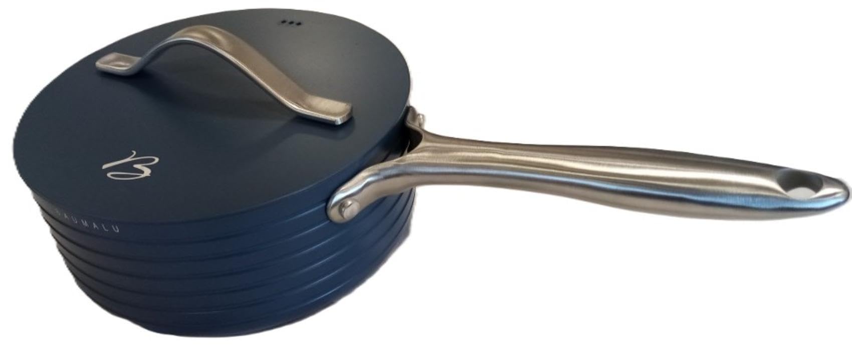 Casserole BAUMALU Basalt Futur en aluminium pressé épais avec manche inox riveté