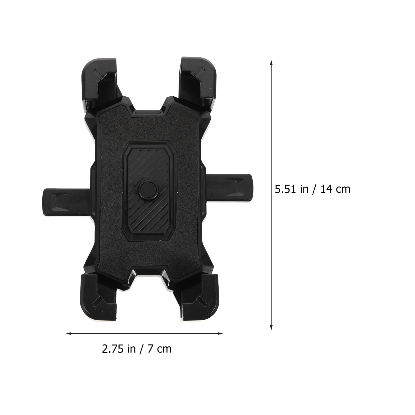 Hemobllo 2pezzi Supporto Per Telefono Da Bici Supporto Manubrio Rotabile Per Smartphone Montaggio Facile e Sicuro Per Navigazione e Chiamate Durante La Guida