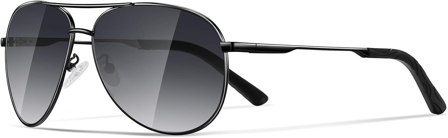 Black Frame Gradual Grey Lens