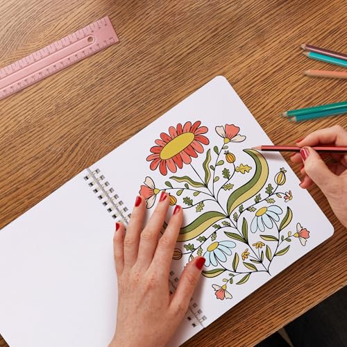 Beautiful Adult Coloring Book Set of 2 for Relaxation - Affirmation and Inspirational Books Making it a Great Gift - Perfect Stress-Relieving Books Fun to Color for Women - Image 5