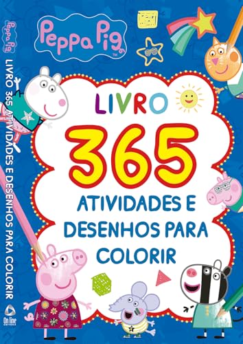Peppa Pig - Livro 365 atividades e desenhos para colorir: Peppa Pig - Livro 365 atividades e desenhos para colorir: - Imagem 2
