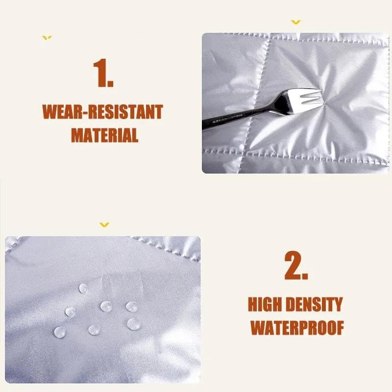 Copriauto Impermeabili Copertura Antigrandine Tenda Protettiva Parabrezza Esterno Esterno Completo Veicoli Pioggia Esterno Universale Per Auto Coperture per auto (Color : Silver, Size : M)