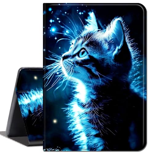 Case for All-New Amazon Fire HD 10 Tablet (13th Generation 10.1", 2023 Release),Slim Lightweight Smart Shell Stand Cover with Auto Wake/Sleep Case for Fire Tablet 10 2023,Cute Cat