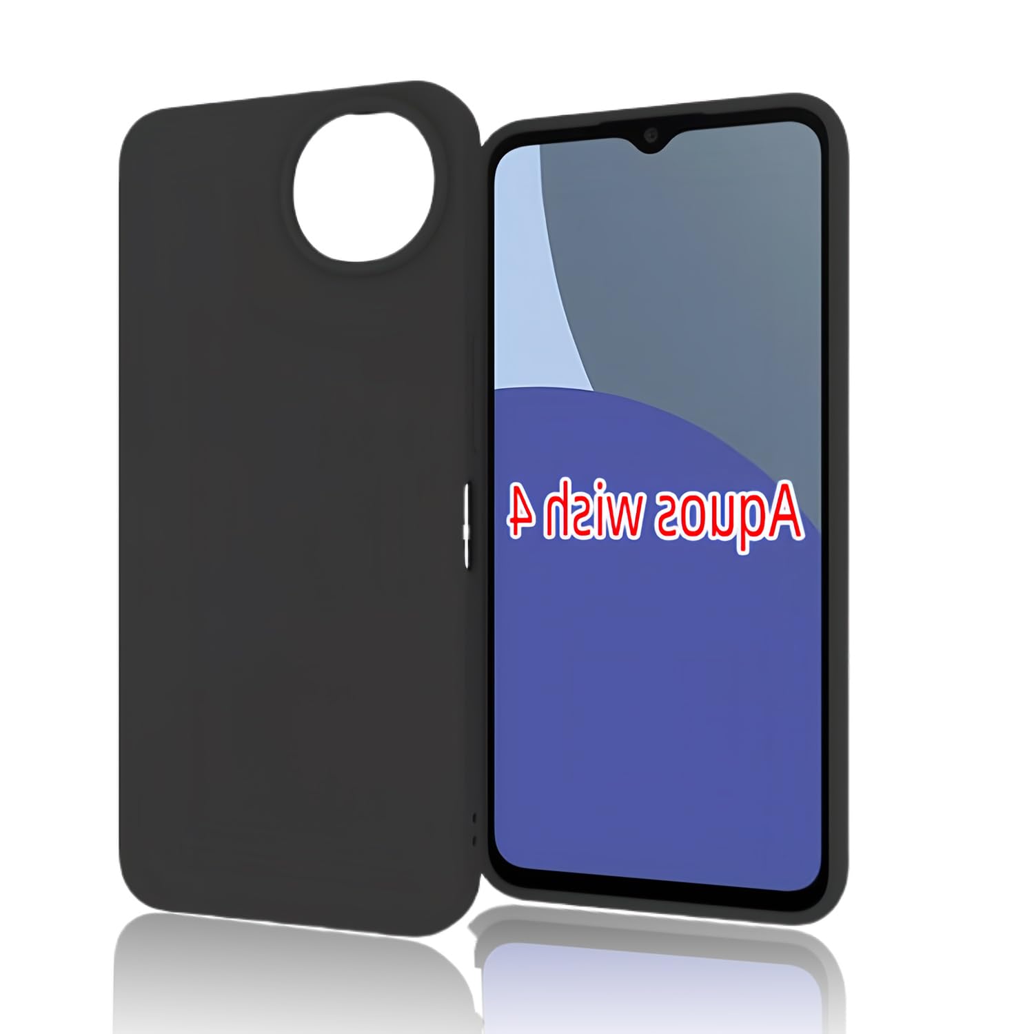 Amazon | aquos wish 4 ケース ブラック 耐衝撃 落下防止 AQUOS wish4