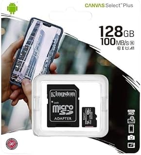 بطاقة مايكرو SD كلاس 10 كانفاس سيليكت بلس 128GB مع محول SD ، SDCS2/128GB