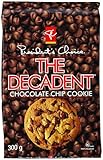 President's Choice Decadent Chocolate Chip Cookies, 300g/10.6oz, 3 Pack, Imported from Canada