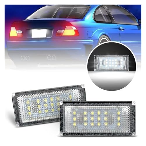 Luz LED matrícula E46 M3 Coupé 2005 lámpara impermeable de coche 4