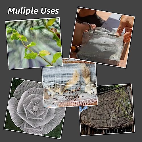 6 pack 12x8 inch stainless steel wire mesh screen for diy projects vent cage garden window filter - never rust