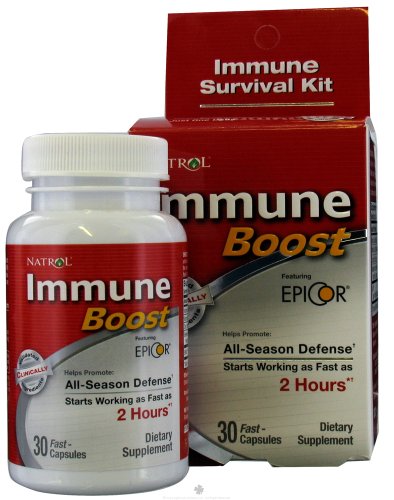 Natrol Immune Boost All-season Defense Featuring Epicor - 30 Capsules, 3 Pack