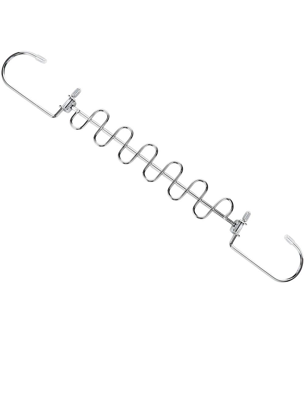 Hanging Clothes Hanger Organizer Rack Sturdy Stainless Steel Clothes Caddy Hangers Storage Rack Holder Stacker for Wardrobe Closet