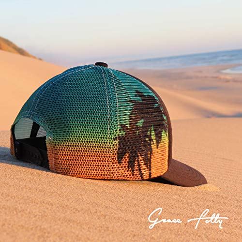 Grace Folly Kids Trucker Hat Youth Baseball Cap For Boys & Girls 5-12 Years Old (Kids, Palm Beach) #TOP2