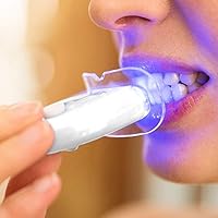 Vista 9 de Luz aceleradora de blanqueamiento de dientes, 5 veces más potente LED azul que blanquea los dientes más rápido con lápiz blanqueador de dientes