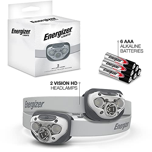 image for Energizer LED Headlamp PRO (2-Pack), IPX4 Water Resistant Headlamps, H