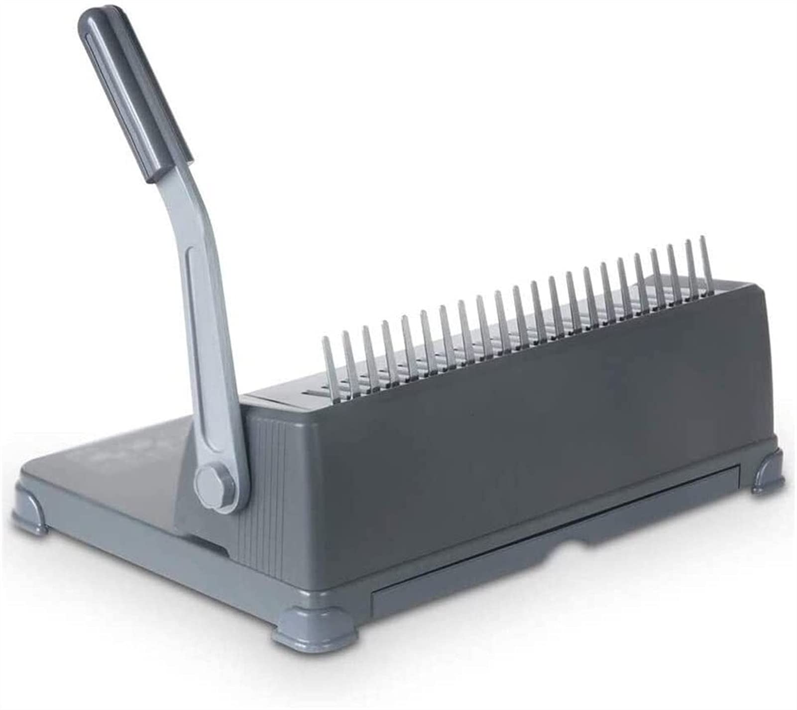 Macchina per rilegatura di libri per impieghi gravosi Raccoglitore manuale per perforazione di carta per impieghi gravosi 350 pagine 21 Macchina per rilegatura a pettine di carta con fori rettangola