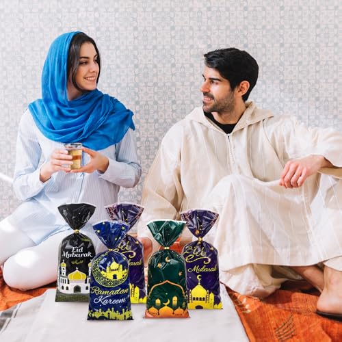 100 Eid Mubarak Goodie Bags with Ties - $4.99 - Image 5
