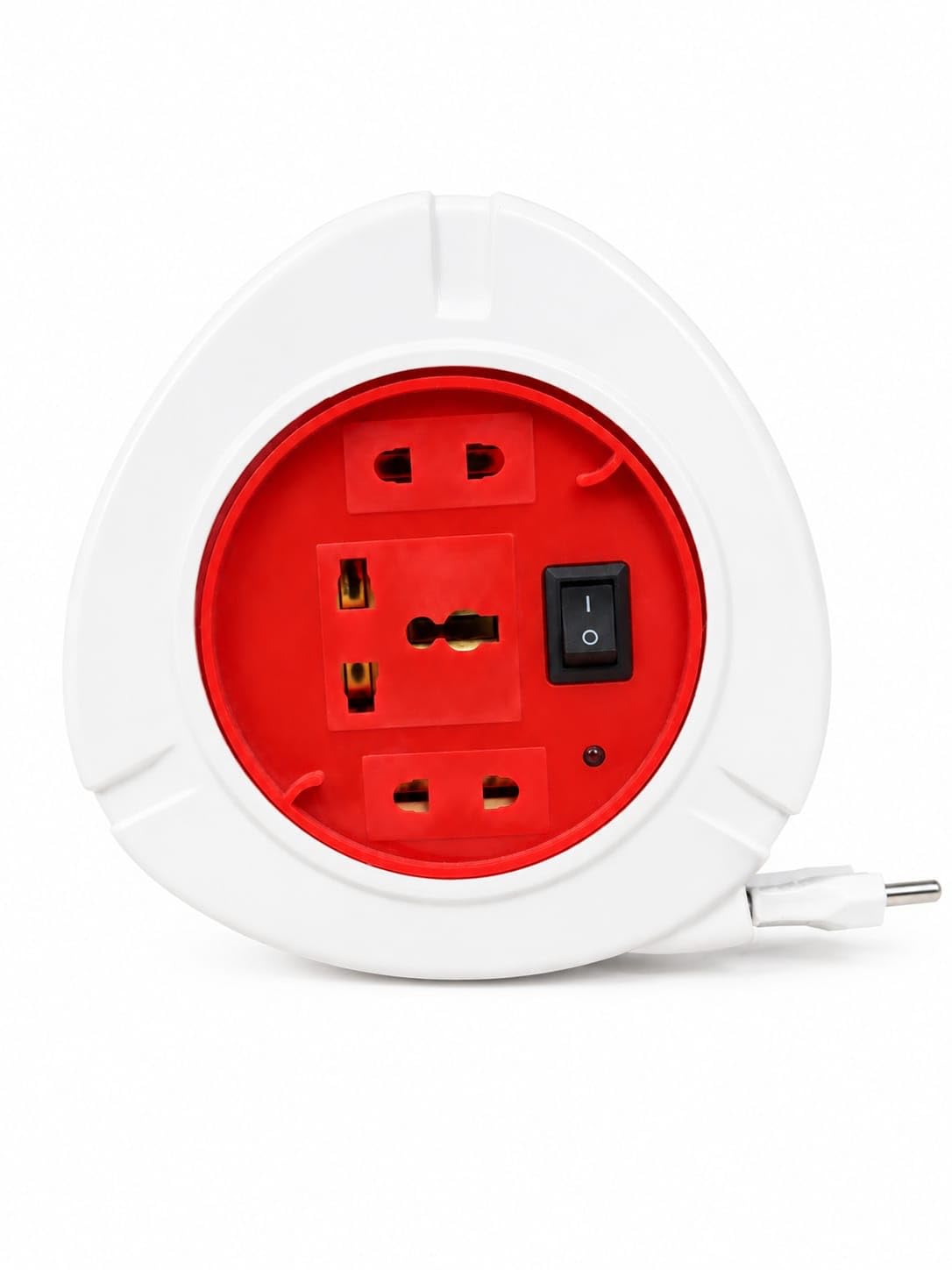 Extension Board 2-Pin Flex Board with On/Off Switch, White and Red, 5M Copper Cord, Multi-Socket-image-47
