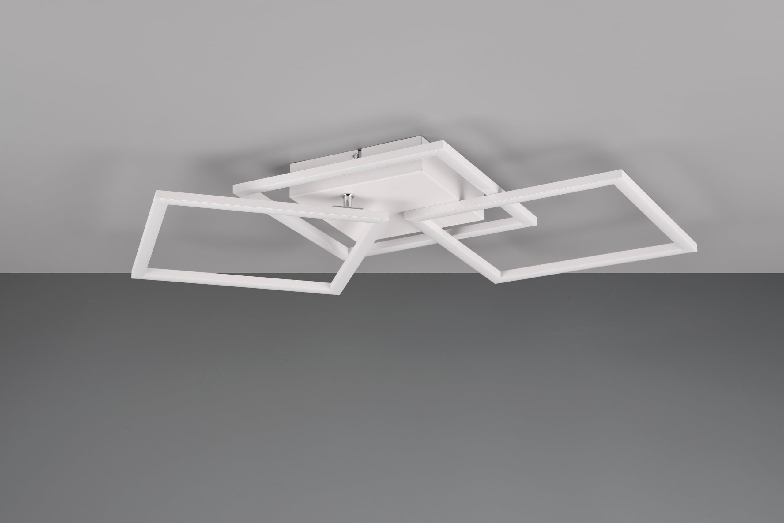 Reality LED - Lampada da soffitto Trail R64493131, in metallo bianco opaco, con LED, 31 Watt