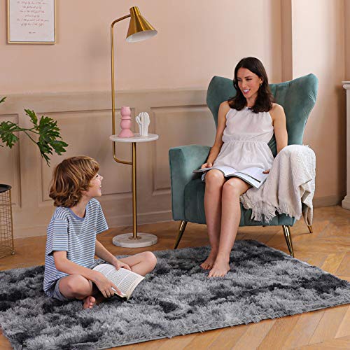 image for Yome Machine Washable Area Rug, Fuzzy Soft Carpet with Durable Edges, 