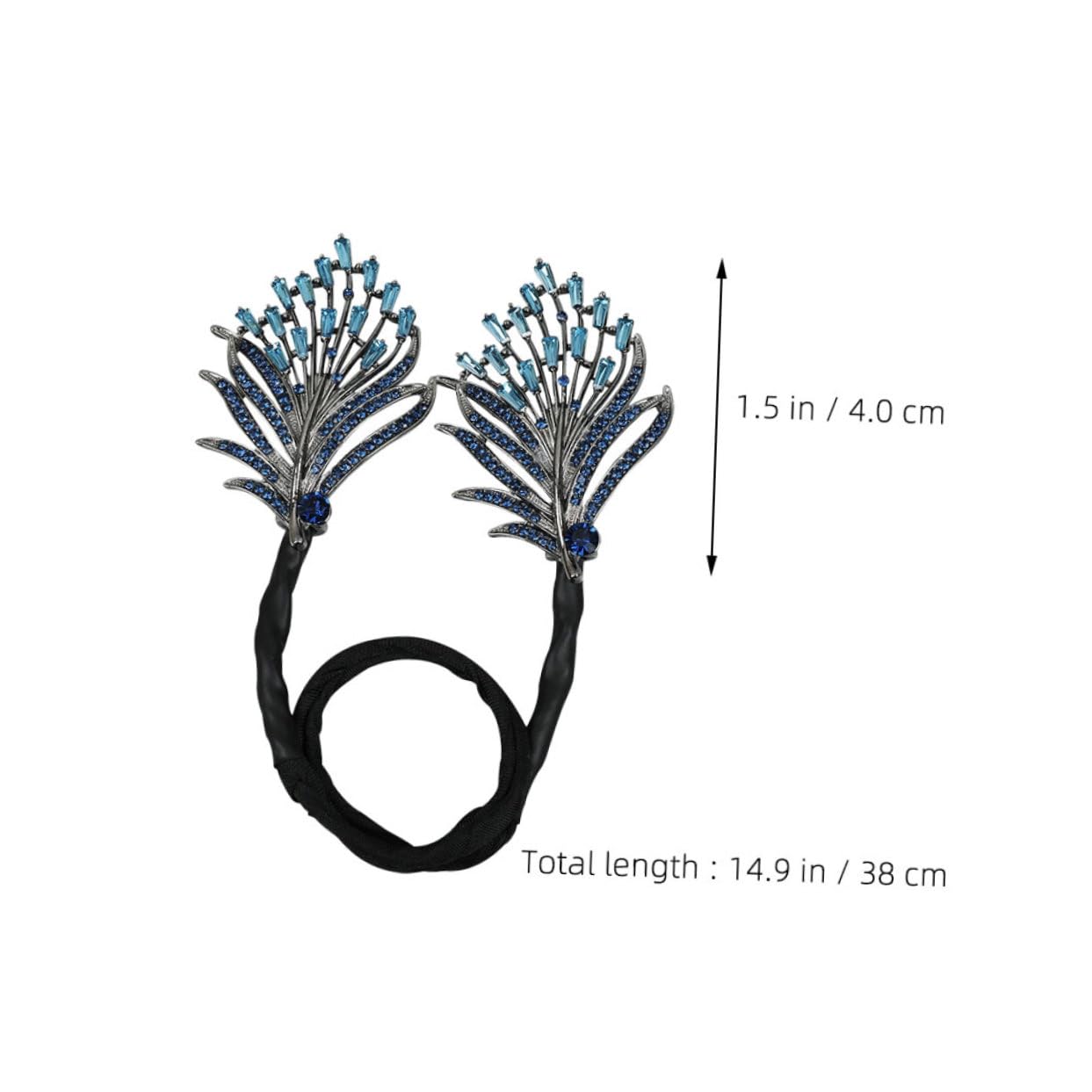 VICASKY 2pcs Alloy Material Hair Bun Makers for Women Easy Bun Maker Accessory Set for Styling