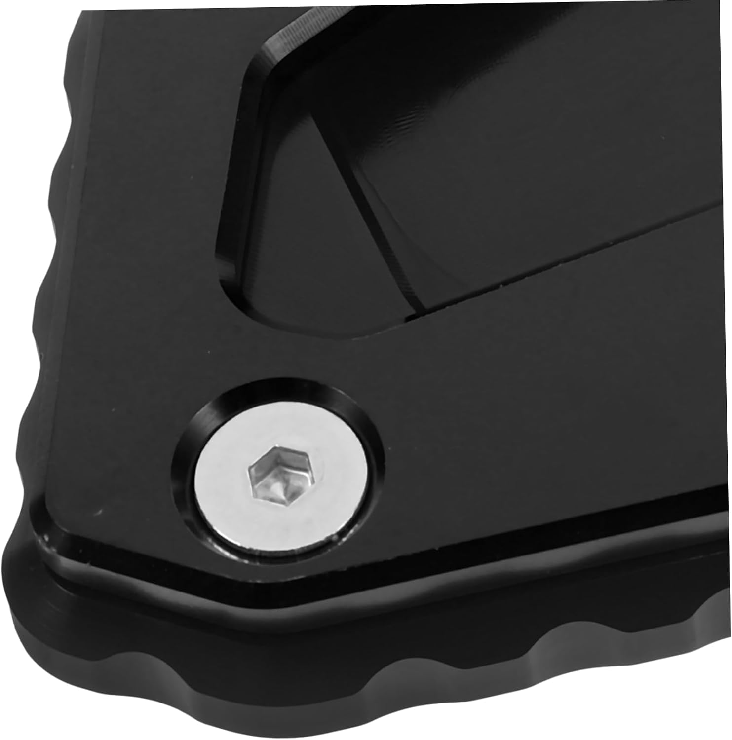 SOLUSTRE Motorcycle Kickstand Extension Pad Side Stand Cushion Support for Outdoor Parking Prevents Scratching and Scuffing Lightweight and Portable Motorcycle Accessory
