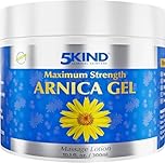 5kind Maximum Strength Arnica Gel 300ml - Fast Acting Arnica Gel for Bruising and Swelling - Intensive Arnica Montana Extract Bruise Gel - Natural Muscle Rub for Runners, Muscles & Joints