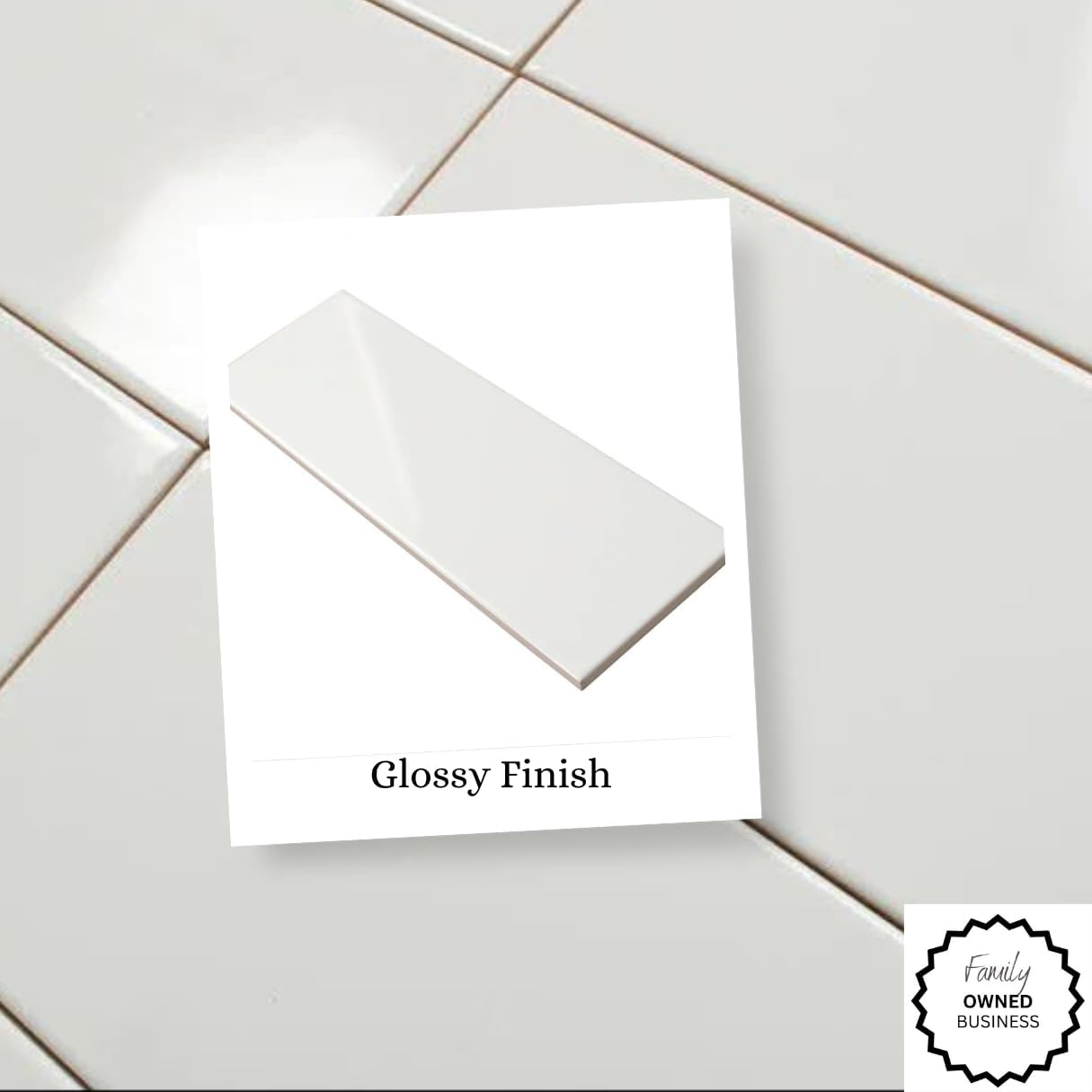 Tenedos 4x12 Glossy White Ceramic Subway Wall Tile – Box Covers 10 Sqft, Ideal for Kitchen Backsplash, Bathroom Shower Walls, Accent Walls, and Fireplace Surrounds