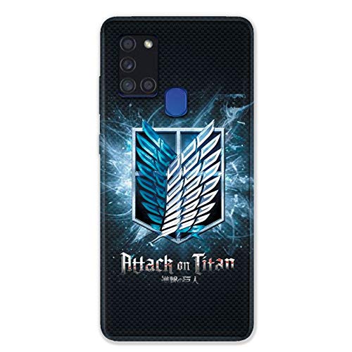 Cokitec Case for Samsung Galaxy A21S Manga Attack on Titans Black