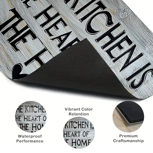 Image of Nuxovilar Stove Top Cover for Electric Stove, 20x28 Inch Polyester Glass Cooktop Protector with inchHome Sweet Home inch & Red Hearts Motif, for Kitchen Decor & Daily Use