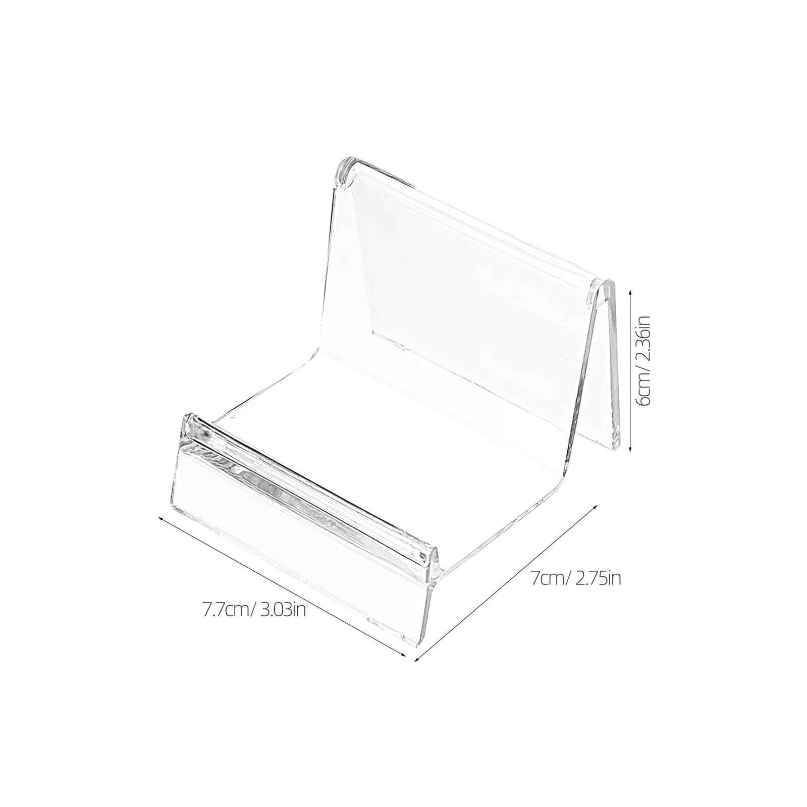 Expositor de Escritorio Transparente Ps para Billeteras y Gafas 10 Piezas