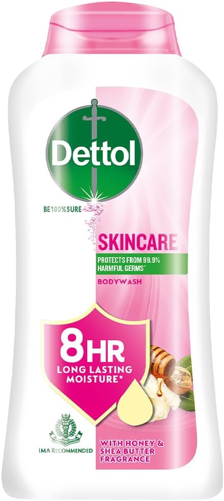 Skincare Body Wash and Shower Gel for Women and Men, 250ml | Soap-Free Bodywash | 8h Moisturization