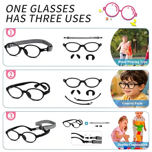 Image of SooGree Blue Light Blocking Glasses for Kids Boys Girls,Computer Screen Gaming TV Phone Glasses Anti Glare & Eye Strain