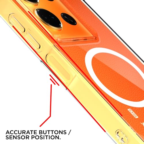 Image of Pikkme Back Cover for Infinix Note 30 5G Mag-Safe Shockproof PC + TPU | Protective Case Magnetic Support | Bumper Case (Transparent Mag-Safe)
