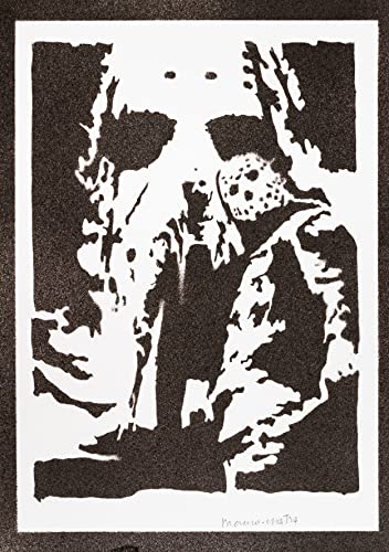 Viernes 13 Póster Cine Jason Voor. Grafiti Hecho a Mano Handmade Street Art - Aesthetic Artwork