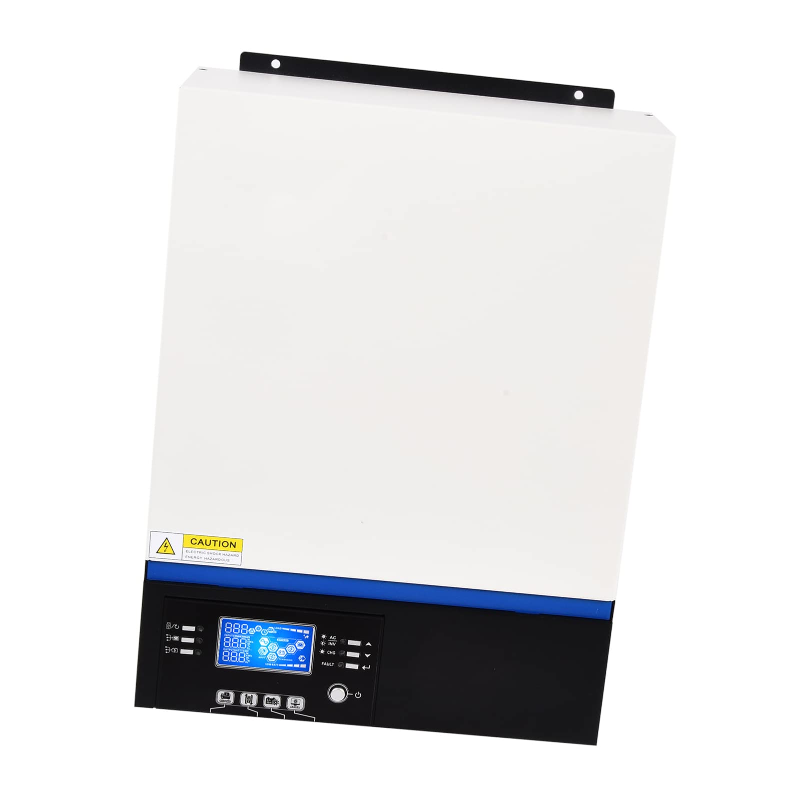 Ładowarka Solarna 3000W Off Grid z technologią MPPT do Użytku Domowego, Trwała Stal Walcowana na Zimno, Zdejmowany Panel LCD