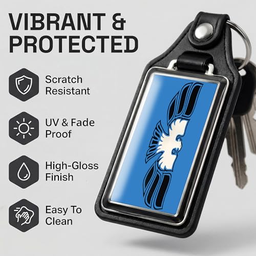 Image of Brotherhood Car Key Chain for Trans Am Firebird - Classic Models Keychain for Men and Women Gift Key Ring