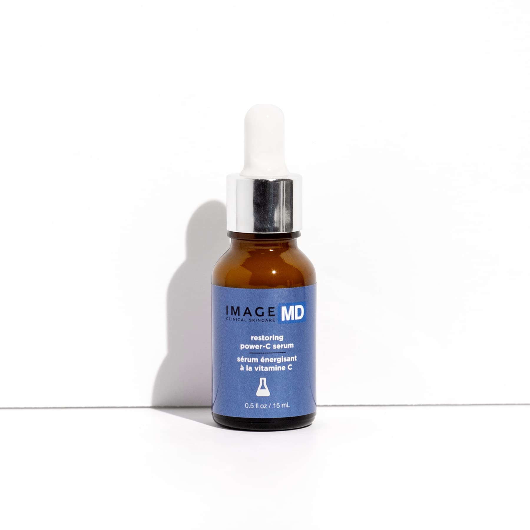 IMAGE Skincare IMAGE MD Restoring Power-C Serum, 20% Vitamin C and Ferulic Acid Facial Serum to Reduce Pigmentation, Firm and Brighten Skin, 0.5 fl oz