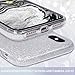 MILPROX Glitter Case Compatible for iPhone Xs, Shiny Sparkle Bling, 3 Layer Hybrid Protective Soft Phone Case Compatible for iPhone X
