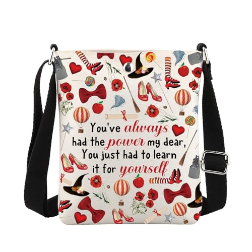 MBMSO Fantasy Musical Gifts You've Always Had the Power My Dear Crossbody Bag Movie Inspired Gifts for Fans Movie Lover Purse