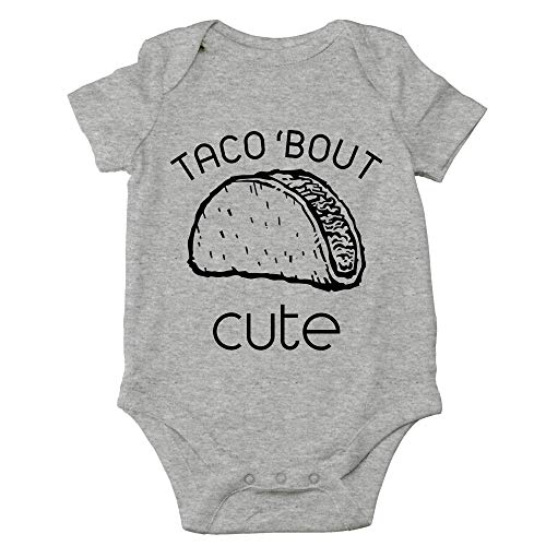 Image of Taco 'Bout Cute - Baby Clothes - Funny Newborn Bodysuit Outfits for Boys and Girls