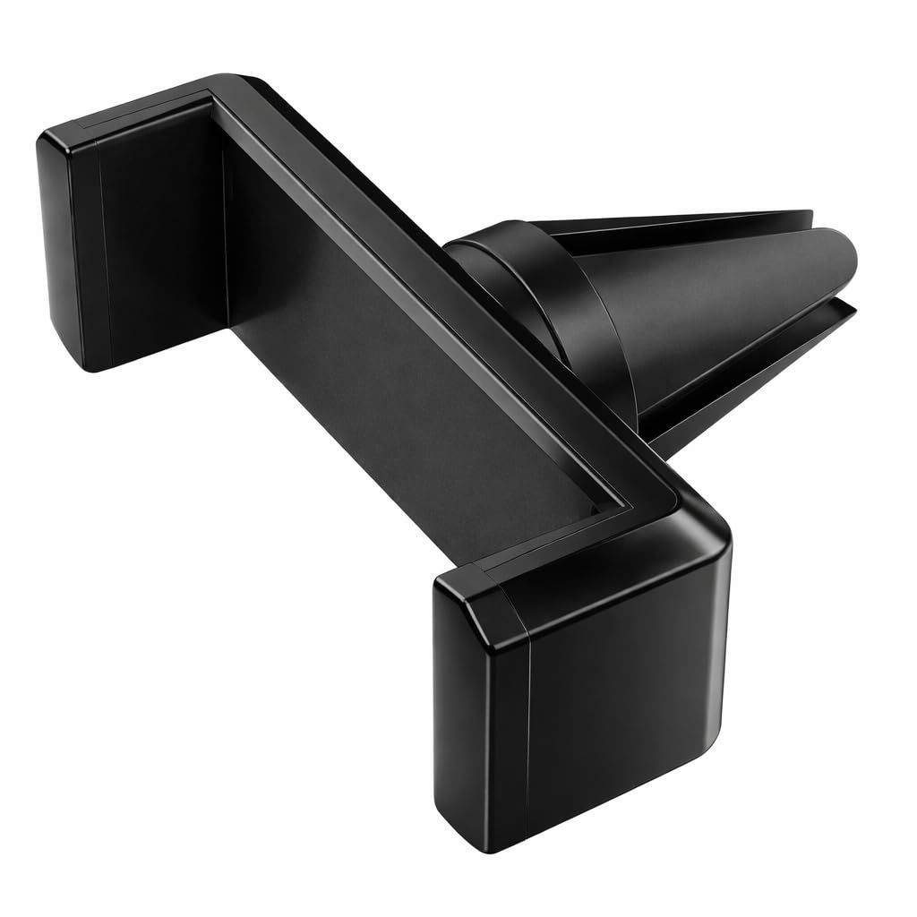 Générique Support téléphone Voiture pour Grille d’aération – Fixation Stable et Universelle (Noir)