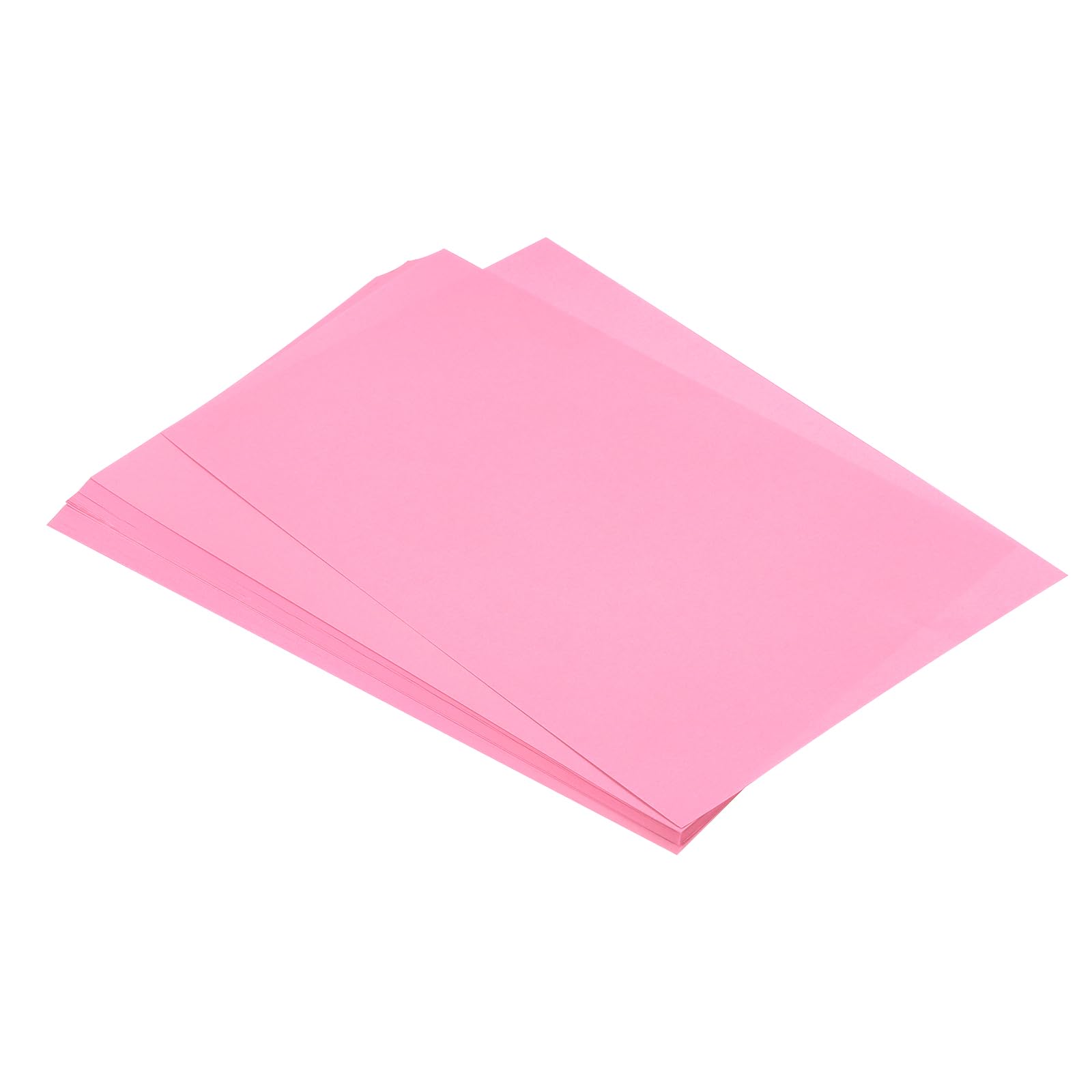 sourcing map 75 Sheets A4 Colored Print Copy Paper 8.5" x 11" Origami Paper Printer Paper 80gsm for Printing, Document Copying, Art Craft,Light Pink