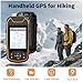 Handheld GPS for Hiking, Rugged and Waterproof Handheld GPS Navigator, 3.2