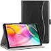 Produktbild ZtotopCase Hülle für Samsung Galaxy Tab A 10.1 2019, Premium Kunstleder Leder Geschäftshülle, mit Ständer, Kartensteckplatz, für Samsung Galaxy Tab A T515/T510 10,1 Zoll 2019, Schwarz