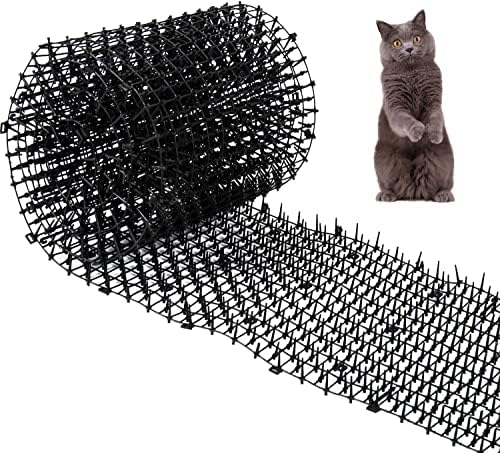 OCEANPAX Cat Scat Mat with Spikes Prickle Strips Anti-Cats Network Digging Stopper Pest Repellent Spike Deterrent Mat, 78 inchx11 inch