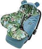 GRAND CADEAU POUR LES PARENTS - Les papas et les mamans expérimentés et novices adoreraient cette jolie couverture de siège d'auto pour bébé en cadeau. Il est super utile et est livré avec des designs délicieux et ludiques!