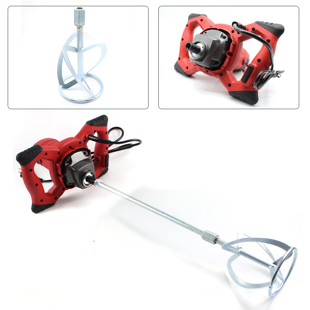 Miscelatore Per Vernici E Mortaio Portatile Miscelatore Elettrico Di Foratura Calcestruzzo Betoniera Elettrica Con Miscelatore Elica 1500W