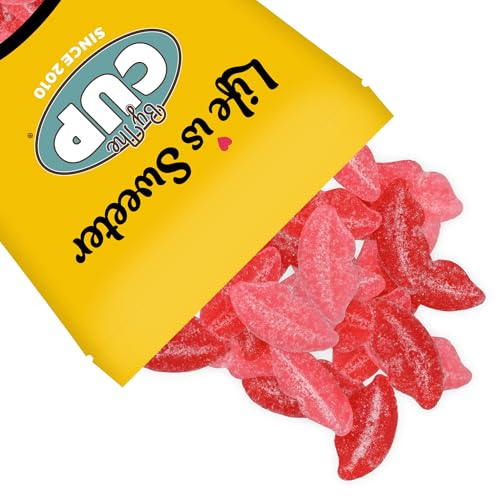 By The Cup Sour Pucker-up Gummy Lips 1 lb miniatura 1