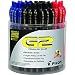 PILOT G2 Premium Gel Roller Pen, Retractable and Refillable, 72 Piece Tub, Assorted Colors, Fine Point (5609)