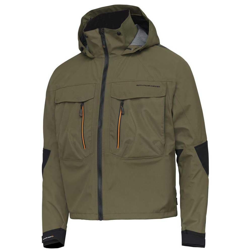 Savage Gear SG4 Wading Jacket S Olive Green, olive green, S
